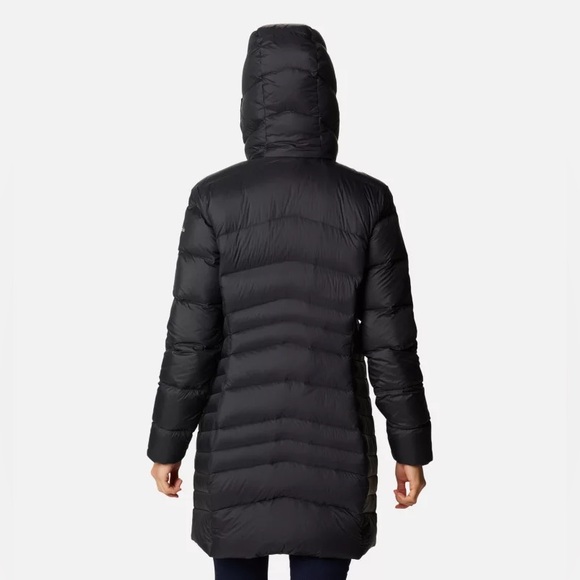 NWT Columbia Women’s Autumn Park Down Mid Jacket w Hood Black Sz 2X Omni-Heat - Picture 3 of 16